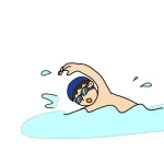 1キロ泳いだんやけど消費カロリー低すぎて草