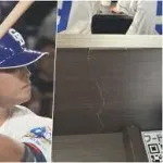 中日細川、バンテリンドームのテラス席にホームランを打ち込み机を破壊