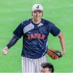 大谷翔平が異例全体練習前にライブＢＰ登板　阪神・森下翔太ら侍ジャパンナインと対戦で７奪三振の快投