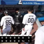 3月14日　ロッテ１－０西武　先発田中が5回無失点の好投！両軍無得点で9回寺地がスクイズを決めサヨナラ勝ち！