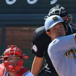 中川勇斗(2026)  打率.370(27-10) 2本 7打点 長打率.630 OPS1.009