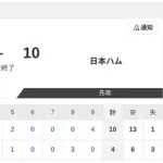 【vs.ロッテ 東地区】4-10で勝利！