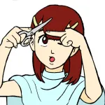自分で髪切ってるやつwwwwwwwwwwww