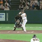 【巨人対日本ハムオープン戦】巨人・ダルベック、日本ハム・玉井からオープン戦第1号3ランホームラン!!!!!!!!!!!!!!!!!!
