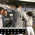 3月15日　ロッテ４－５西武　先発小島が5回途中4失点、ポランコの一発など打線は二桁安打も接戦を落とす