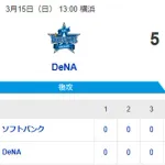 【5-0】スチュワートが6回無失点の好投　ホークス2安打で終了