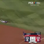 【WBC準決勝・ドミニカ対アメリカ】アメリカ・トゥラング、ファインプレー！！！！！！！！！！！！！