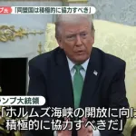 【悲報】ドナルド・トランプ、同盟国にホルムズ海峡の安全確保要求