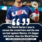 【朗報】アーロン・ジャッジ「WBC優勝のほうがワールドシリーズ優勝なんかより価値がある」