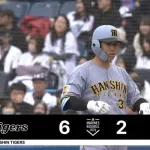 【ロッテ対阪神オープン戦】阪神、7回表1アウト二三塁から糸原の2点タイムリーでリードを4点に広げる！！！！！！！