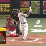 野村勇、今季もオゾン層破壊は順調！OP戦第2号ホームラン