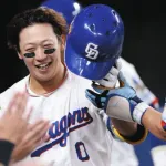 【中日】辻本倫太郎「ホームランウイング」2本目の2ラン本塁打！監督からオープン戦MVPに認定！！