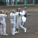 ロッテ浦和軍、井上広大満塁ホームラン！ルーキー岡村も初ホームラン！打線爆発！