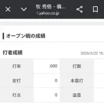 【悲報】牧秀悟、お疲れモード