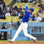 【ＭＬＢ】大谷翔平が２打数１安打　左中間フェンス直撃の約１７９キロの弾丸二塁打
