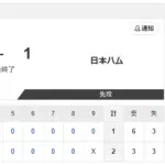 【vs.楽天 東地区 2回戦】2-1で負け