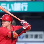 悲報 カープ小園、開幕スタメンショートルーキーに奪われる模様