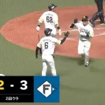【ソフトバンク対日本ハム開幕戦】ソフトバンク・栗原、日本ハム・伊藤大海から今季第1号2ランホームラン!1点差に詰め寄る!!!!!!!!!!