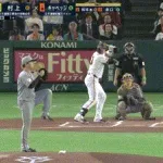【巨人対阪神開幕戦】巨人・キャベッジ、先頭打者ホームラン!!!!!!!!!!!!!!