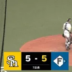 【ソフトバンク対日本ハム開幕戦】日本ハム・水谷瞬、ソフトバンク・ヘルナンデスから今季第1号同点ソロホームラン！！！！！！！！！！！！！！！！