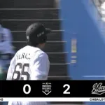 西川史礁タイムリー＆寺地犠牲フライ！ロッテが初回から2点先制！！