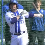 宮崎敏郎（De）.300 (4504-1353)  158本  575打点  2盗塁  OPS. 824  423三振