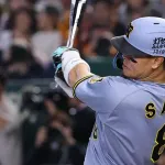 つか昨日の佐藤輝明の二塁打、詰まってるのにフェンス直撃はやべえ