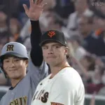 【巨人対阪神3回戦】阪神、8回表に3点を取り逆転！坂本同点タイムリー！木浪勝ち越し2点タイムリー！！！！！！！！