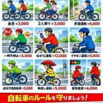 【画像】4月から始まる「自転車違反の罰金一覧」がガチでヤバすぎるｗｗｗｗｗｗｗｗｗｗ