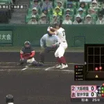 【センバツ決勝・智弁学園対大阪桐蔭】大阪桐蔭、2回表1アウト二塁から中村勇斗のタイムリーで1点先制！！！！！！！！！