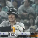 【中日対巨人1回戦】巨人、6回表に松本剛のタイムリーとダルベックの押し出し四球で同点に追いつく！！！！！！！！！！！