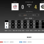 オリックス 西武に4対0で勝利！！エスピノーザ来日初完封！！！