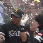 最強パーク第1号は柳田悠岐！！先制2ランホームラン