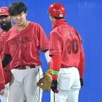 カープ公示・平川蓮『右肩肩鎖関節損傷』で登録抹消。