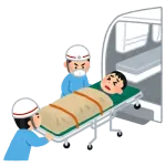 昨夜睡眠薬をオーバードーズしてたわい今朝から救急車で運ばれ今帰宅中