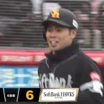 【楽天対ソフトバンク2回戦】ソフトバンク・近藤健介、楽天・宋家豪から第2号2ランホームラン！リードを6点に広げる！！！！！！！！！！