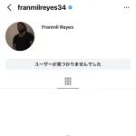 【悲報】日ハム・レイエス、インスタ垢削除＆6回からベンチから消える