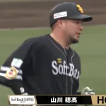 山川穂高のソロホームランで同点に追いつく！！