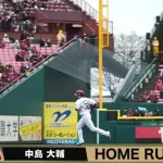 【楽天対ソフトバンク3回戦】楽天・中島大輔、先頭打者ホームラン！！！！！！！！！！！！！！！！