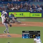 大谷翔平、8回裏2アウト二三塁のチャンスで空振り三振…