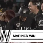 【ロッテ対ソフトバンク1回戦】ロッテ・藤原、逆転サヨナラタイムリー！！！！！！！！！！！！！！！！！！！