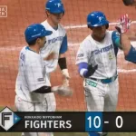 【日本ハム対オリックス1回戦】日本ハム・万波、オリックス・髙谷から第4号3ランホームラン！！！！！！！！！！！！！！！！！！
