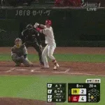 【広島対阪神2回戦】広島・佐々木泰、プロ初ホームラン!!!!!!!!!!!!!!!!!!!!!!!