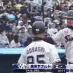【ヤクルト対中日2回戦】ヤクルト・サンタナ、中日・櫻井から第2号勝ち越しソロホームラン！！！！！！！！！！！！！！！！