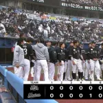パ・リーグ順位表(4月4日)ロッテ連勝ならず、4球団が勝率5割で並ぶ