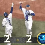 【DeNA対中日2回戦】DeNA・筒香、中日ドラ1中西から第2号同点2ランホームラン！！！！！！！！！！！！！！！