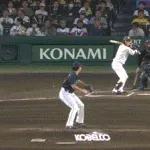 【阪神対ヤクルト2回戦】阪神、1回裏2アウト一二塁から木浪のタイムリーで勝ち越し！！！！！！！！！！！！！