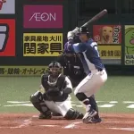 桑原将志  .283(46-13) 1本 2打点 出塁率.377 OPS.812