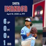 今永昇太、6回0安打0失点！なおカ