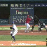 【DeNA対広島1回戦】広島・坂倉、DeNA・東から今季第1号2ランホームラン！1点差に詰め寄る！！！！！！！！！！！！！！！